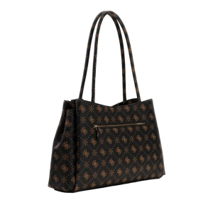 Sac à main Guess logo 4G Carrie HWGP989822 ESL couleur Logo espresso, vue de dos