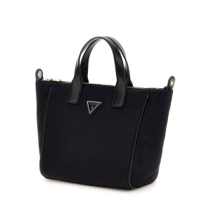 Sac cabas Guess zippé Follie TWNN9676019 BLA couleur Noir, vue de profil