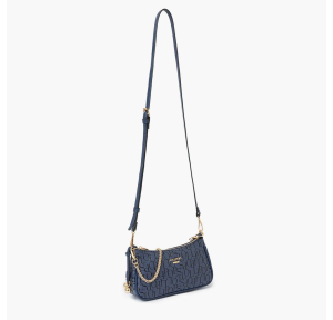 Sac baguette Lollipops imprimé Sanja S310023 1 couleur Bleu, vue de profil