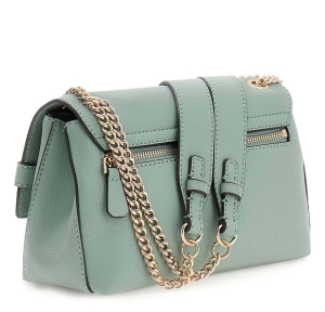 Sac bandoulière Guess effet grainé Yesba HWBG783321 LIS, couleur Sauge claire (menthe), vue de profil