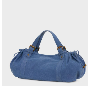 Sac à main Gerard Darel en Coton 24H S01D4893000, couleur Outremer, vue de profil