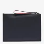 Pochette avec compartiment zippé Lacoste Anna NF2791AA-Q19 Abimes Petunia vue de dos Pochette avec compartiment zippé Lacoste Anna NF2791AA-Q19 Abimes Petunia vue de dos