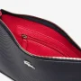 Pochette avec compartiment zippé Lacoste Anna NF2791AA-Q19 Abimes Petunia ouvert Pochette avec compartiment zippé Lacoste Anna NF2791AA-Q19 Abimes Petunia ouvert