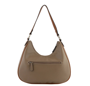 Sac porté épaule Francinel en synthétique Clarence 292603TAUPE, vue de dos