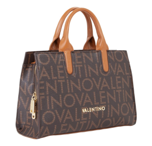 Sac porté main Valentino Bags Regina Re logo VBS9IS24 N06 Marron côté