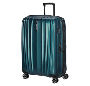 Valise 76cm extensible Samsonite Nexis à 4 roues 158250 A833 Deep Pétrol, vue de proifl