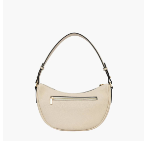 Sac porté épaule Lollipops en cuir S Soni S310061-1, couleur Ecru, vue de dos