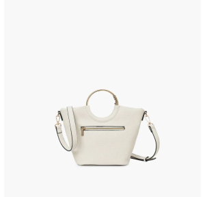 Sac à main Lollipops effet grainé S Sefa S310280-1, couleur Ivoire, vue de dos