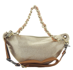 Sac banane Mila Louise porté épaule 23689AR5 42, couleur Ambre, vue de dos