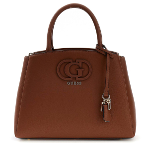 Sac à main Guess effet grainé Isola HWBG990506 COG, couleur Cognac, vue de face