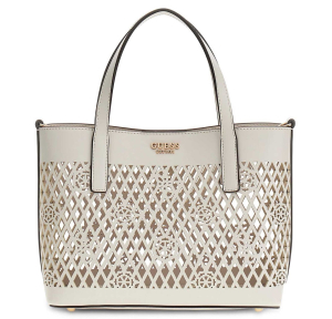 Sac à main Guess 2 en 1 Letty HWPG991175 OFF, couleur Blanc crème, vue de face