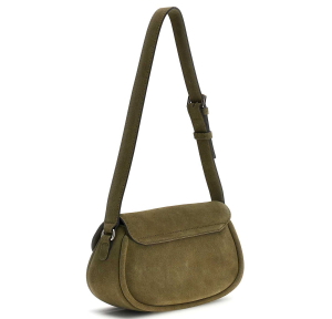 Sac bandoulière Guess à rabat Danya HWSG991819 OLV, couleur Olive, vue de profil