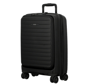 Valise Cabine Jump 4 roues 55cm Striper STR22 ANT, couleur Anthracite, vue de profil gauche