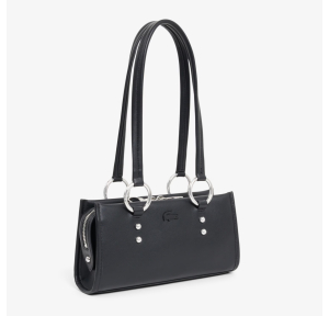 Sac à main Lacoste Celys NF5317AQ 000, couleur Noir, vue de profil