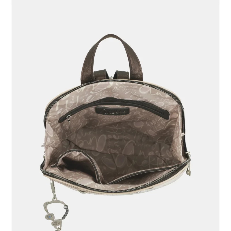 Sac à dos Anekke moyen Sophia 42805-055, couleur beige ouvert Sac à dos Anekke moyen Sophia 42805-055, couleur beige ouvert