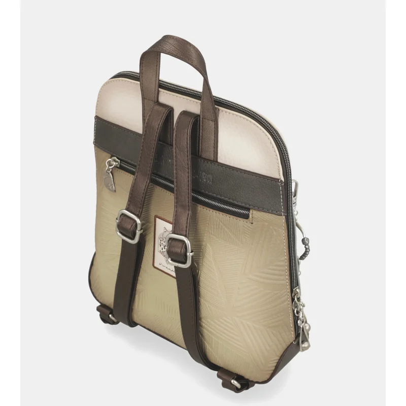 Sac à dos Anekke moyen Sophia 42805-055, couleur beige vue de profil Sac à dos Anekke moyen Sophia 42805-055, couleur beige vue de profil