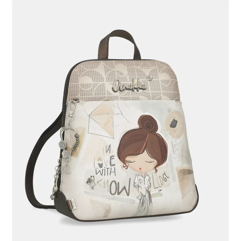 Sac à dos Anekke moyen Sophia 42805-055 couleur beige Sac à dos Anekke moyen Sophia 42805-055 couleur beige