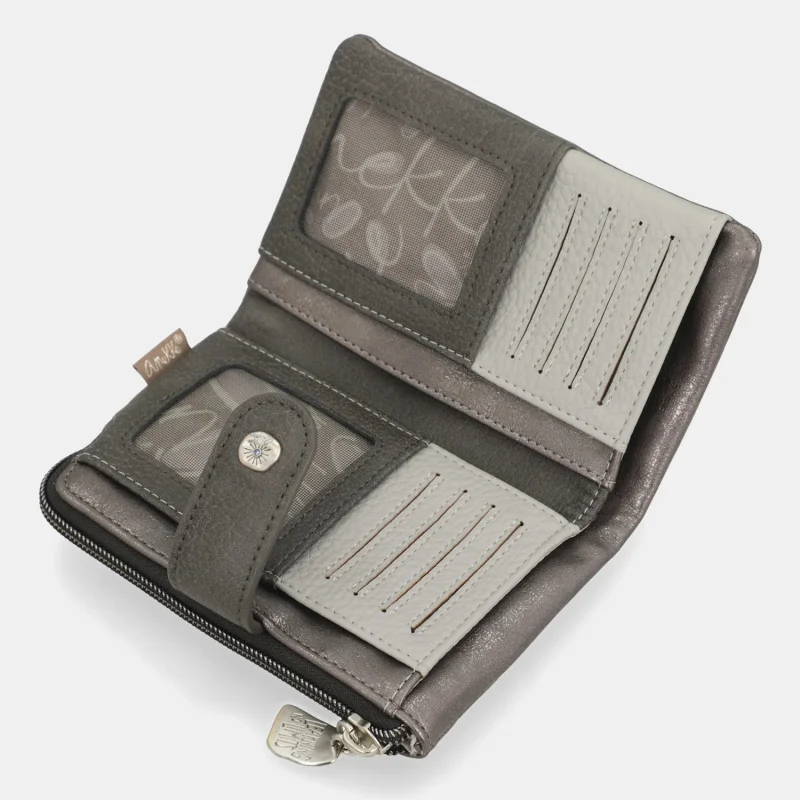 Portefeuille Anekke souple Sophia RFID 42809-912 couleur Gris , intérieur Portefeuille Anekke souple Sophia RFID 42809-912 couleur Gris , intérieur