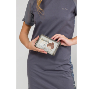 Portefeuille Anekke souple Sophia RFID 42809-912 couleur Gris , mannequin