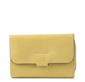 Portefeuille à rabat Biba Veta en cuir VET1L LIME (Jaune)