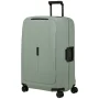 Valise à 4 roues Samsonite 75cm Trolley Essens 146912 1773 couleur Sage, vue de profil Valise à 4 roues Samsonite 75cm Trolley Essens 146912 1773 couleur Sage, vue de profil