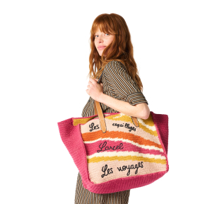 SAC CABAS L A14005IZTU MCO SORBET Lancel Vue mannequin