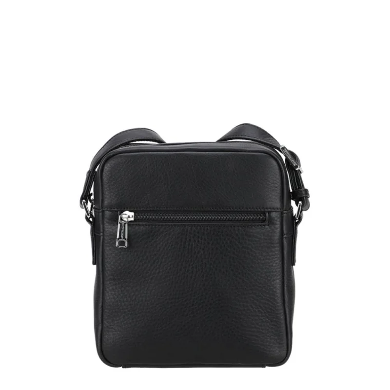 Grande sacoche homme Arthur & Aston Ange cuir 2528-07 NOIR couleur Noir, vue de dos Grande sacoche homme Arthur & Aston Ange cuir 2528-07 NOIR couleur Noir, vue de dos