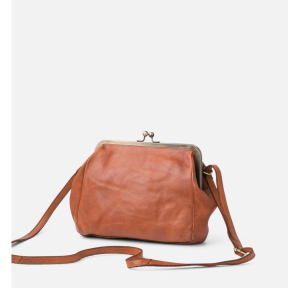 Sac bandoulière Biba en cuir tressé Kansas Blink KAB21L TAN couleur Tan, vue de dos