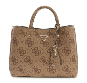 Sac à main Guess avec bandoulière Meridian II HWOS697406 LTL couleur Logo Latte, vue de face