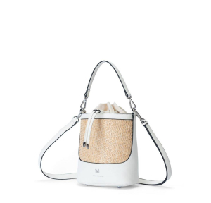 Sac sceau Mac Alyster en raphia Biarritz OP-77-303 BGE couleur Beige, vue de profil