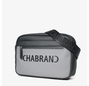 Sacoche chabran Touch bis 84039SY109 couleur Noir gris vue de profil.