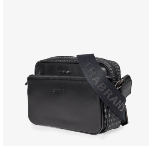 Sacoche porté travers chabrand New Freedom 87040TE111couleur noir vue de profil.