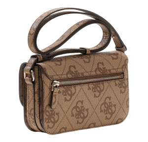 Janie Logo Convertible Xbody Flap Latte Logo HWOS9924210-LTL Latte Logo Guess Vue de côté