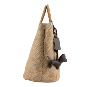 Sac porté main Mathilde 292629BEIGE Galet Francinel Vue de profil