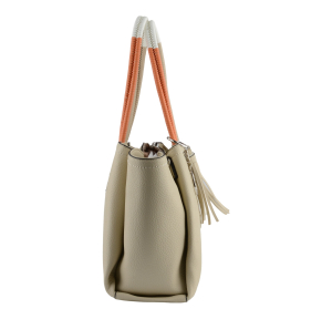 Sac porté main Bethanie 292594BEIGE Beige Francinel Vue de profil