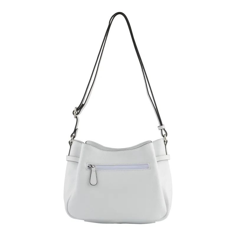 Sac porté travers Amelie 22991BLANC Blanc Francinel Vue de dos Sac porté travers Amelie 22991BLANC Blanc Francinel Vue de dos