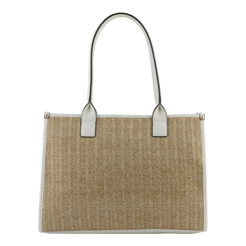 Sac porté épaule Prudence 292585BEI/BLC Beige / Blanc Francinel Vue de dos Sac porté épaule Prudence 292585BEI/BLC Beige / Blanc Francinel Vue de dos