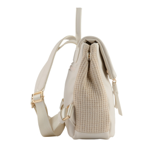 Sac à dos Elisabeth 292614BEIGE Beige Francinel Vue de profil