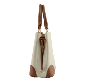 Sac porté main Violaine 292573BEI/CAM Beige / Camel Francinel Vue de profil