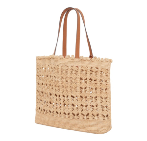 Sac en raphia - SANDRA DDSA5E4541900 Ficelle Gerard Darel Vue de côté