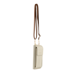 Pochette téléphone Violaine 292570BEI/CAM Beige / Camel Francinel Vue de côté