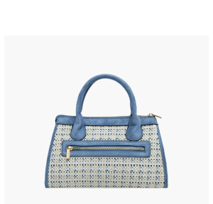 Petit sac cabas Lollipops en coton tressé Shai S310045 1 couleur Bleu, vue de dos