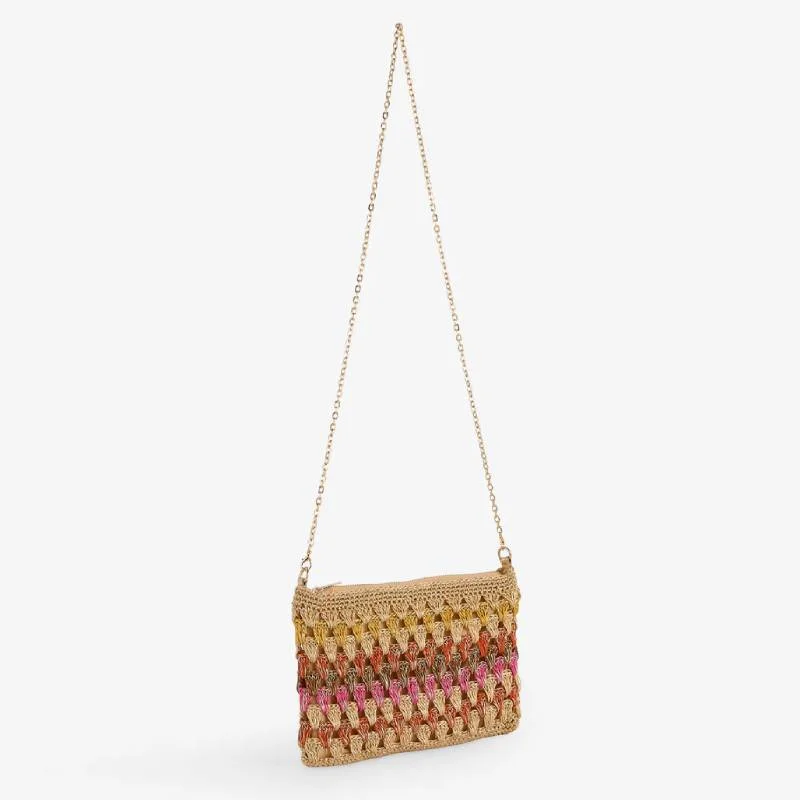 Pochette Lollipops en crochet Sean J310161-1, couleur Multicolore, vue de profil Pochette Lollipops en crochet Sean J310161-1, couleur Multicolore, vue de profil