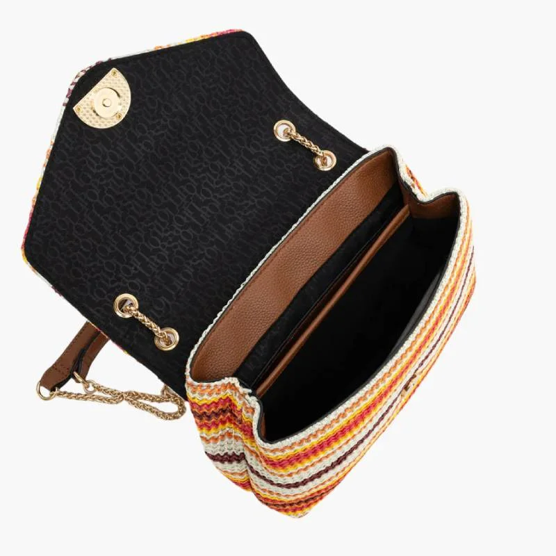 Sac porté épaule Lollipops Sartene S310034-2, couleur Orange, ouvert Sac porté épaule Lollipops Sartene S310034-2, couleur Orange, ouvert