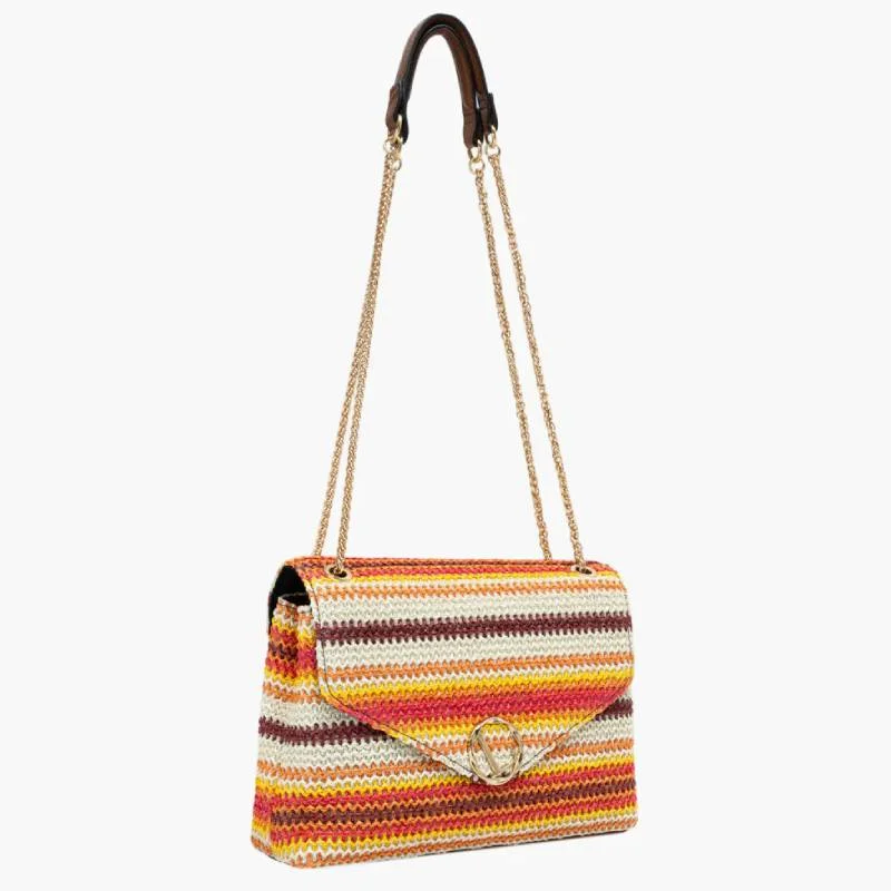 Sac porté épaule Lollipops Sartene S310034-2, couleur Orange, vue de profil Sac porté épaule Lollipops Sartene S310034-2, couleur Orange, vue de profil