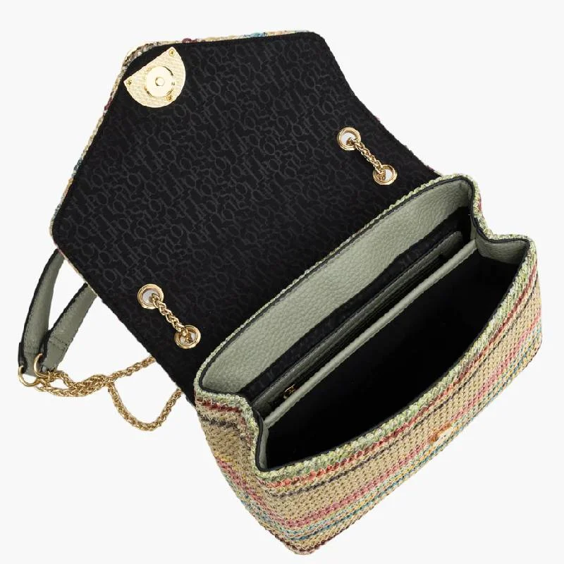 Sac porté épaule Lollipops Sartene S310034-3, couleur Vert, ouvert Sac porté épaule Lollipops Sartene S310034-3, couleur Vert, ouvert