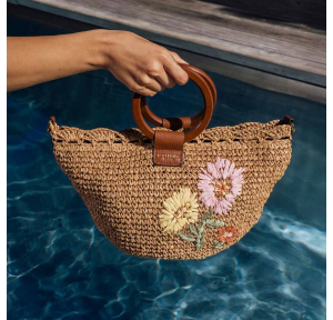 Sac panier Lollipops en paille Sybile S310313 1 couleur Beige, catalogue