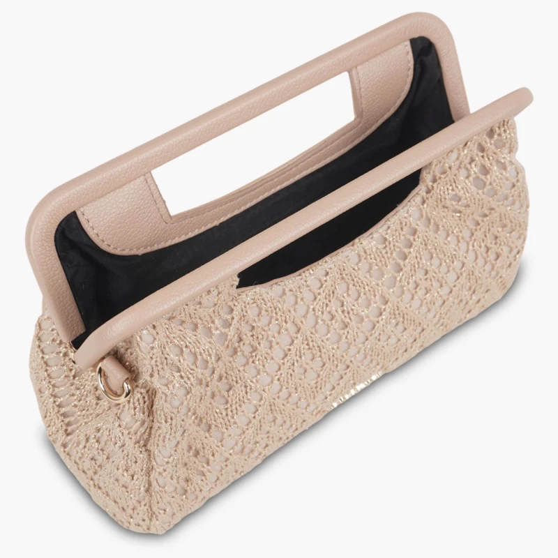 Pochette Lollipop Solie frame S310341-2 couleur nude ouvert . Pochette Lollipop Solie frame S310341-2 couleur nude ouvert .