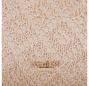 Pochette Lollipop Solie frame S310341-2 couleur nude vue de prés.