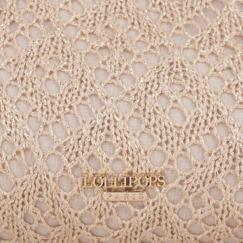 Pochette Lollipop Solie frame S310341-2 couleur nude vue de prés. Pochette Lollipop Solie frame S310341-2 couleur nude vue de prés.